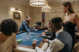 gambling with friends